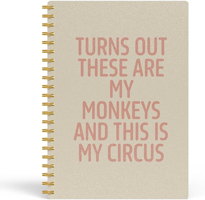 Funny Notebooks for Work,Funny Boss Day Gifts, Boss Gifts for Men Women, Funny Gifts for Boss, Boss Office Decor, Spiral Notebook 5.5x8.3 Inch