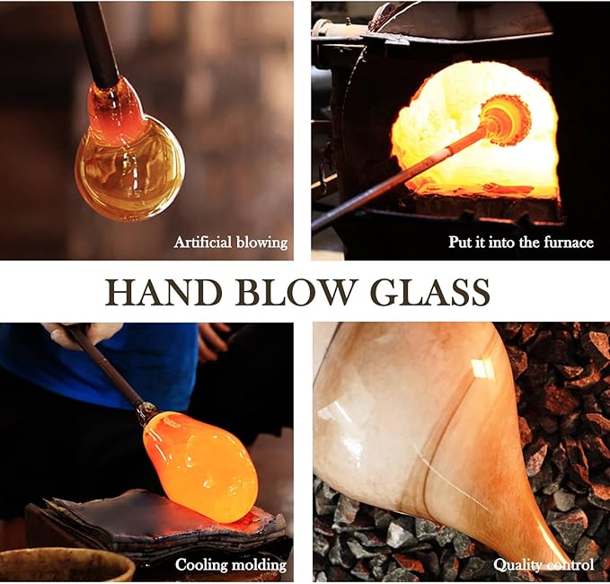 Porseme 150ml Essential Oil Diffuser Glass Color Changing Aroma Air Diffusers Aromatherapy Ultrasonic Cool Mist Humidifier 6 Running Hours Waterless Auto-Off for Sleeping, Yoga, Office, Spa (Desert)