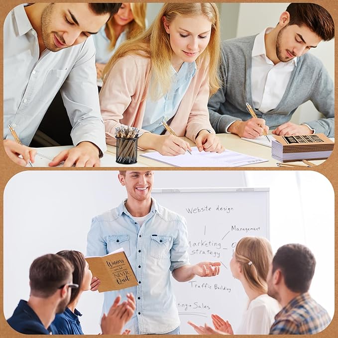 Spakon 20 Sets 2026-2027 Bulk Pocket Planners with Pens Small Daily Weekly Calendar Mini Inspirational Journal to Do List Goals Notepad Employee Appreciation Gift for Coworker Teacher Student(Classic)