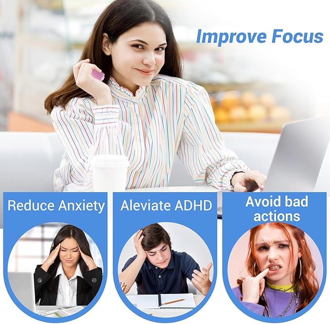 Little Ouchies Fidget Toy, Spike Roller Toy, Adults Pain stim Fidget Toy, Sensory Toy for Anxiety Relief Skin Picking, Press and Rotate Adults Spiky Sensory Toys, Portable ADHD Toys, Novelty Gifts