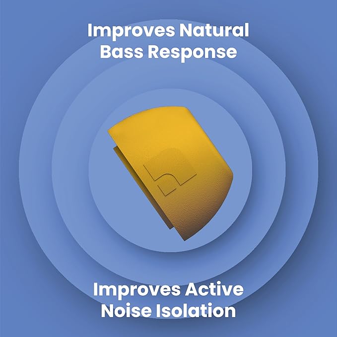 Foam Masters Ultra-Premium Memory Foam Ear Tips for AirPods Pro 1st & 2nd Gen | 3 Pairs | New Ver. | Secure Fit | Super Comfort | Better Noise Cancel | Replacement Buds (Small, Orange)