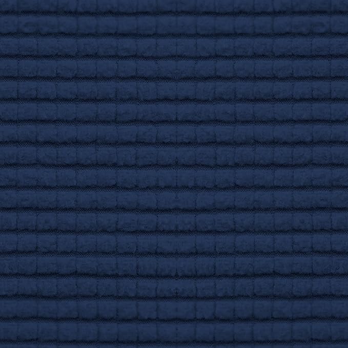 Easy-Going Stretch 4 Pieces Couch Cushion Covers for Sectional Sofa Left/Right L Shape Chaise Lounge Sofa Seat slipcover Anti-Slip Sofa Cover Soft (3 Seater + 1 Chaise, Navy)