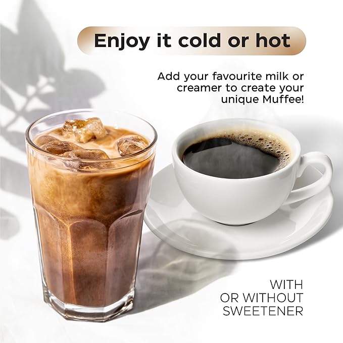 Mushroom Coffee - 10-in-1 Mushroom Superfood Adaptogen Mix - Lion's Mane, Chaga, Turkey Tail, Reishi, Organic Arabica Instant Coffee - for Gut Health, Immunity, Energy - Sugar Free - 7,4 oz (35 Serv)