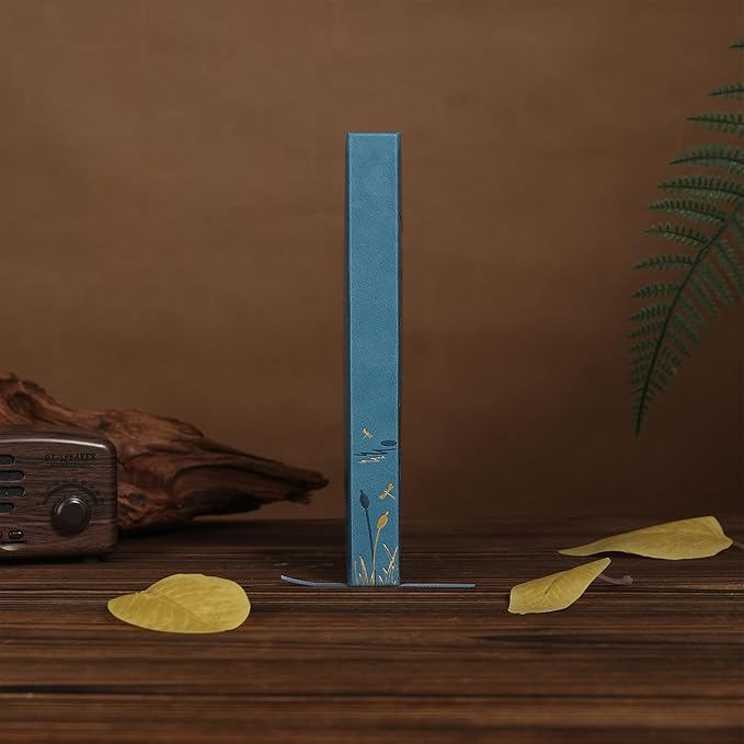 TIEFOSSI Dotted Journal Notebook, Dot Grid Notebook for Women Men, Hardcover PU Leather Journal, 160 GSM Thick Paper, 160 Numbered Pages with Gold Edges, 8 x 8 Square Diary