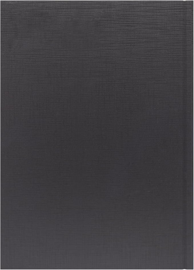 Collins 'Essentials' 12 Month Mid/Academic Year Planner, July 2025-July 2026 - ESSA41M.99-2526 - Day-to-Page Appointments Diary, A4 Hard Cover, Black