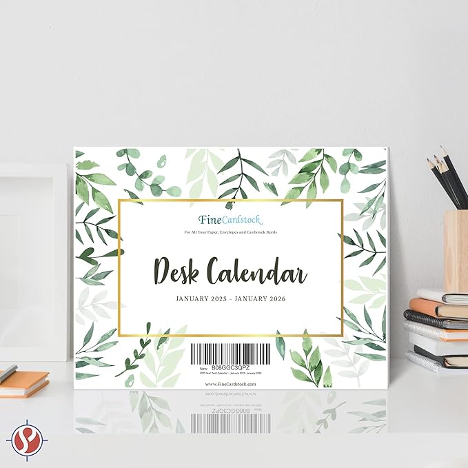 2025 Year Desk Calendar 11" x 8.5" Desktop or Wall Planner, Tear-Off Pad for Easy Planning, Includes a Notes Section To Do's Monthly Tasks for the Year of 2025 | Runs from January 2025 - January 2026