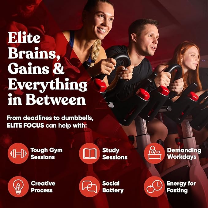 Elite Caffeine Pills with L-Theanine – Jitter-Free Focused Energy Supplements – Clean & Natural Nootropic Stack for Smart Cognitive Performance – 240 Soft Capsules