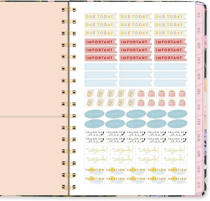 Cambridge Planner 2025-2026 Academic, Pen+Pillar, Weekly & Monthly, 5-1/2" x 8-1/2", Small, Tulip (PP13-200A)