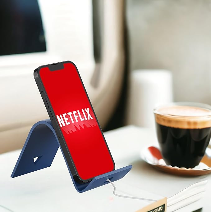 iFLEX Buddy Cell Phone and Tablet Stand Companion - Ideal for Air Travel, Work, and Home Use - Flexible Holder for All Mobile Devices - The Ultimate iPhone Cell Phone Stand Solution