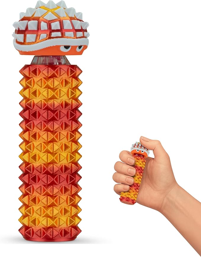 Shelly - Sensory Fidget Toy, Textured Pain Stim Device, Stress Relief for Focus and Concentration (Neon Nova)