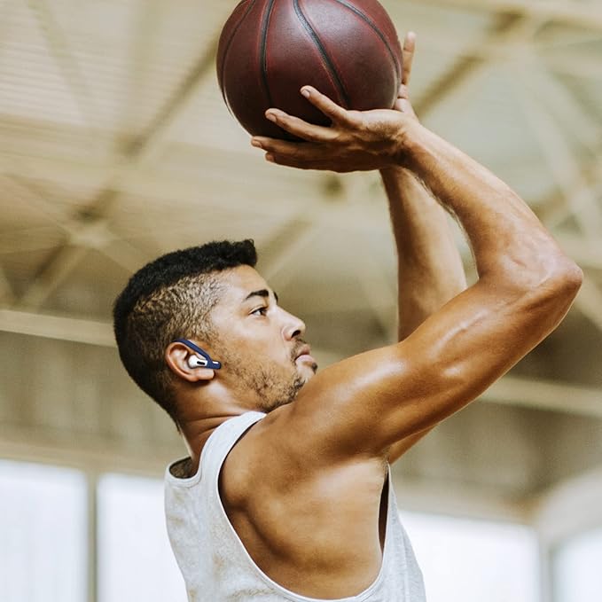 WC HookZ - Patented Upgraded Over Ear Hooks for AirPods Pro 1, 2 & AirPods 1, 2 & 3- Two Size Pairs Included in Package, Unique Left & Right Hook, Made by Wicked Cushions | Navy Blue