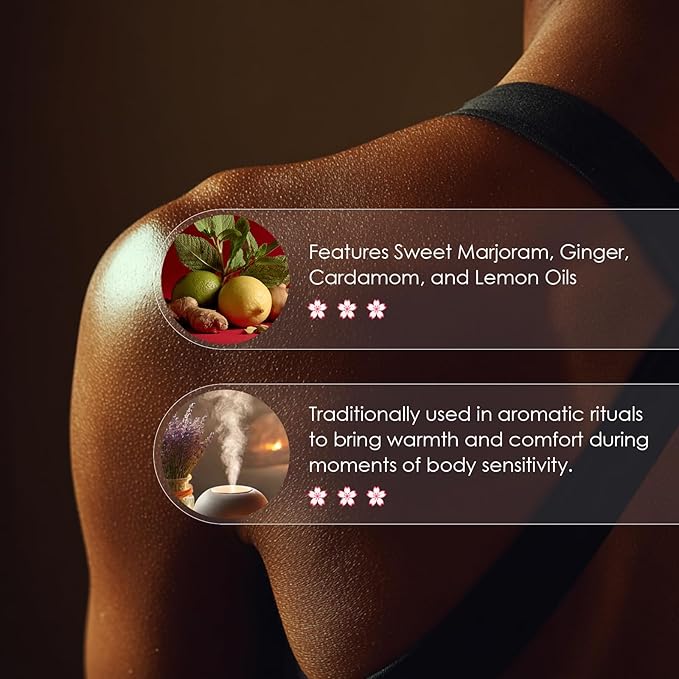 Igniting Passion Essential Oil Blend Roller | Fire Element | Graperuit, Ginger, Cinnamomum Zeylanicumc Leaf, Sweet Marjoram, Black Pepper etc, 0.5 Fl Oz