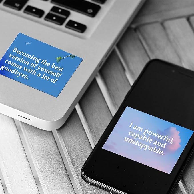 205Pcs Badass Affirmation Stickers for Adults - Pack Daily Motivational and Inspirational Affirmations for Gifts for Women, Best Friend, and Self Care for Laptop Water Bottle Scrapbooking Journals