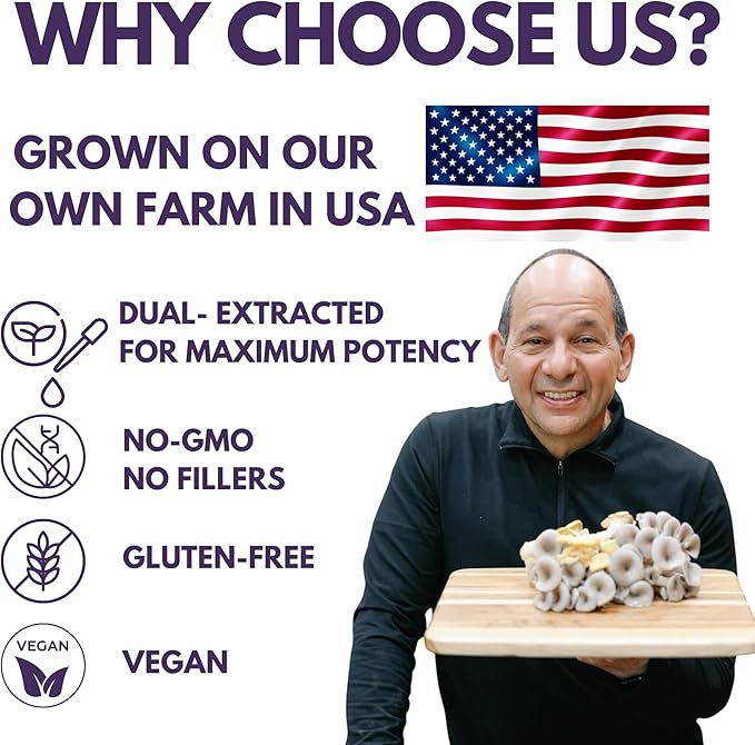 Everyday Youth - Anti-Aging Supplement - Brain & Cellular Energy Formula – Lion’s Mane, Chestnut, NAD, B12 + Beta-Glucans - 120 Vegan Capsules