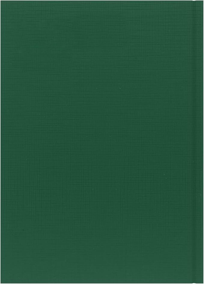 Collins 'Essentials' 12 Month Mid/Academic Year Planner, July 2025-July 2026 - ESSA41M.52-2526 -Day-to-Page Appointments Diary, A4 Hard Cover, Green