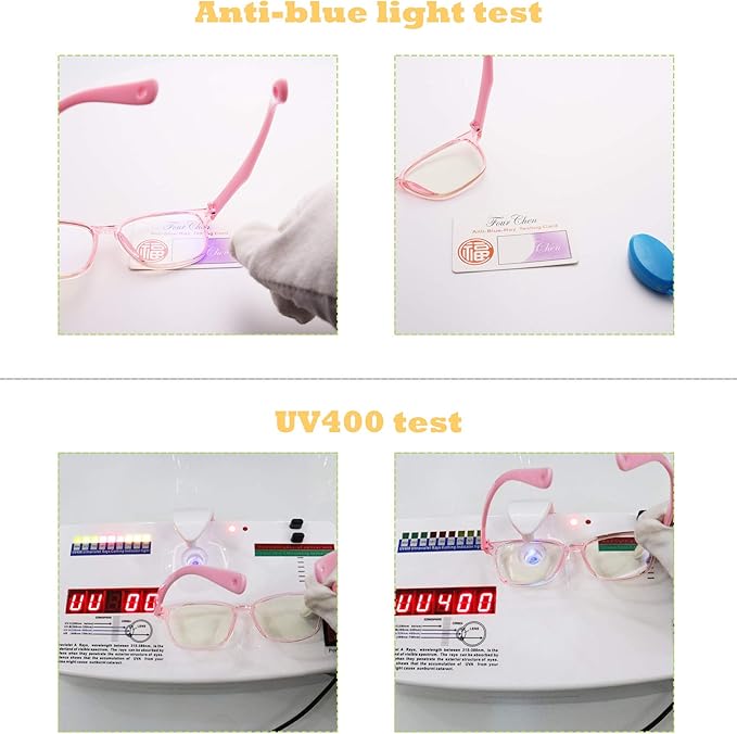 Anti Blue Light Glasses for Kids Computer Glasses, Video Gaming Glasses for Children