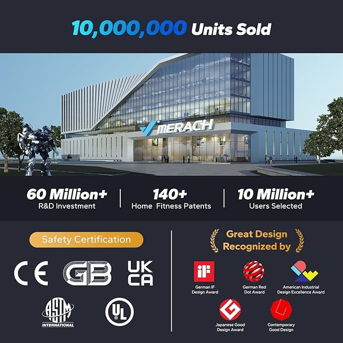 MERACH Under Desk Elliptical Exercise Machine, Ellipse Leg Exerciser as Seen on Tv for Seniors with 12 Adjustable Speeds & Remoter, Quiet Portable Seated Pedal Exerciser Fully Assembled