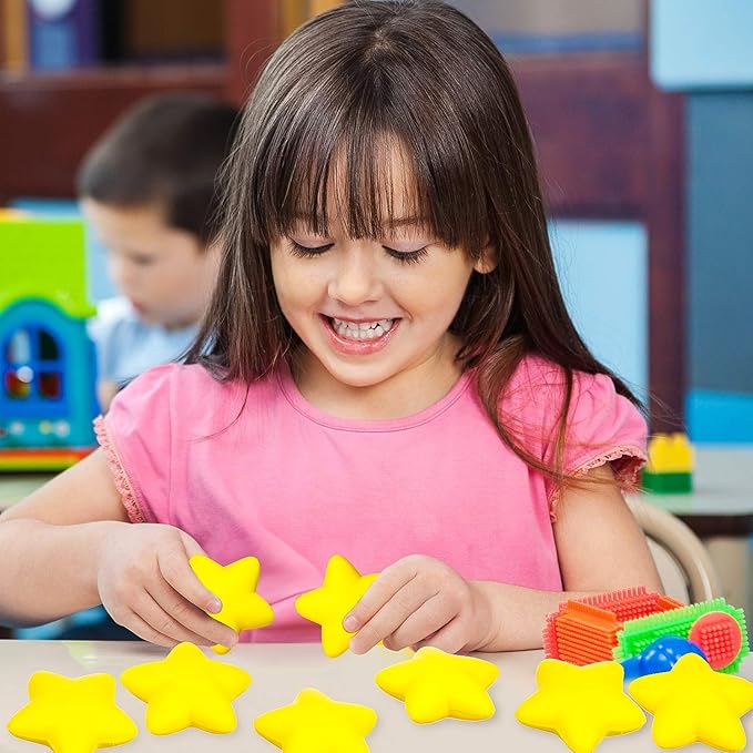 30 Pieces Star Stress Ball Bulk Mini Foam Stress Relief Ball for School Carnival Reward, Student Prizes, Party Bag Fillers