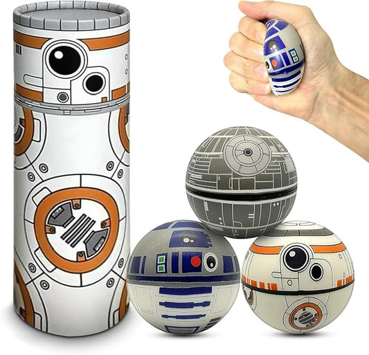 Squish.y Balls Set - Stress Ball for Kids and Adults, Stress Relief Fidget Use for Play/Decor/Help Relieve Stress/Improve Concentation and Focus [Super Soft -BB8 Box]
