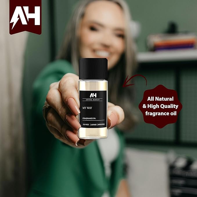 My Way Diffuser Oil 20ml - Antal Hayat Diffuser Oil - Home Luxury Scents - Lemon, Comforting Sandalwood, Warm Cedarwood & Pretty Iris - Aromatherapy Inspired by The One Hotel Miami Beach