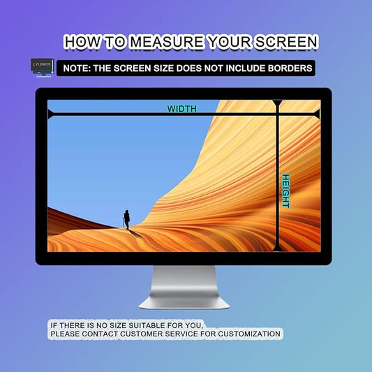 24 Inch 16:10 Widescreen Monitor Hanging Type Computer Privacy Screen Protector Shield, 21.25 Inch X 13.38 Inch, Anti-Peep Data Security PC Monitor Privacy Panel, Anti-Blue Light Protection