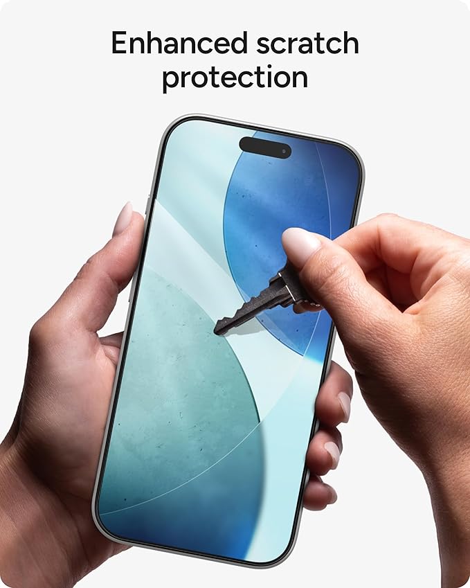 ZAGG Glass Elite Screen Protector for iPhone 17-5X Stronger Tempered Glass, ClearPrint Technology for Smudge Free Clarity, Smooth Feel, Full Coverage, InvisibleShield, Easy Two-Step Installation