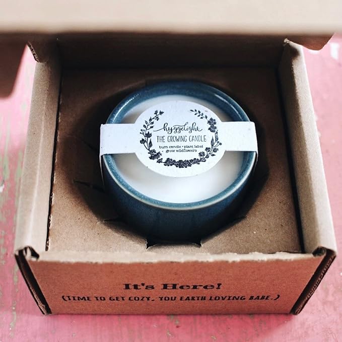 The Growing Candle, Lilac Scented Aromatherapy Candles, 8.5oz Pot, 100% Soy, Willow