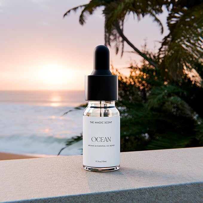 Ocean Diffuser Oil - Cold-Air & Ultrasonic Scented Oils for Diffuser Inspired by Bali - Essential Oils for Diffusers Aromatherapy - 0.34 Fl Oz, 10 ml