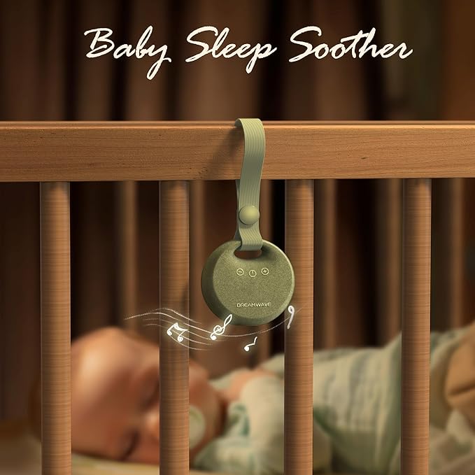 Dekala Dream Waver White Noise Sound Machine Baby Sleep Soother - 30+ Noise Nature Sounds, Portable Travel Noise Maker, 36h Rechargeable Battery, 10 Volumes & 4 Timer for Baby Adult