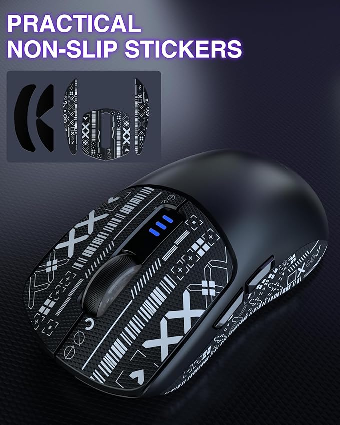 AULA SC580 Wireless Gaming Mouse, Tri-Mode 2.4G/BT5.0/USB-C Gaming Mouse, 12000 DPI Rechargeable Wireless Mouse with 6 Programmable Buttons, Ergonomic Computer Mouse for Laptop/PC/Mac/Tablet