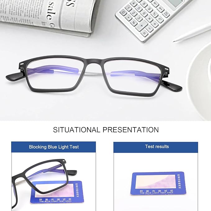 YIMI Photochromic Blue Light Blocking Glasses UV Protection Anti Eyestrain Computer Gaming Blue Light Screen Blocker Glasses Anti Glare Shade Lightweight Eyewear for Men and Women