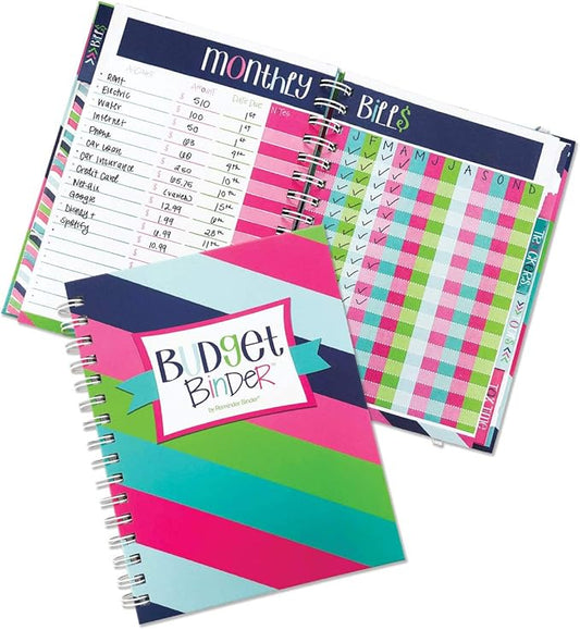12-Month Budget Planner Bill Tracker Organizer w/Calendar & Pockets for Financial Management 354 Stickers | Budget Binder™