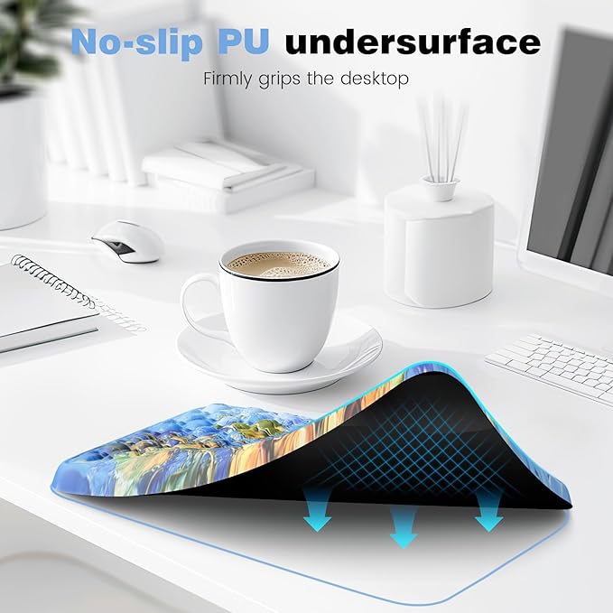 Ospelelf Mouse Pad with Wrist Rest Ergonomic Comfortable Pain Relief Mousepad Wrist Support for Computer Sunflower
