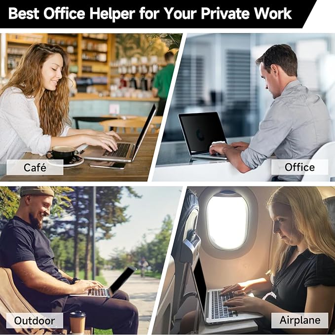 17 Inch 1920x1200 Laptop Privacy Screen (367 * 229mm), Anti Blue Light Glare & Anti Scratch Computer Privacy Shield, Not for 17.3" with 1920x1080 Resolution Laptop