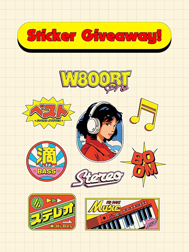 Edifier W800BT Pro Hybrid Active Noise Cancelling Headphones - Hi-Res Audio - AI Call Noise Cancellation - 45H Playtime - Fast Charging - Wireless Over-Ear Bluetooth 5.4 Headphones - Gift Edition