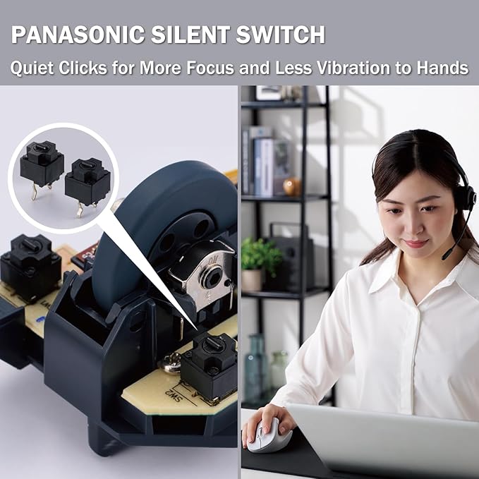 ELECOM Wireless Ergonomic Shape Mouse, 2.4GHz with Mini USB Receiver, Silent Click, Right Hand 2000DPI, 5 Buttons, Optocal Sensor, Compatible with PC, Mac, Laptop, EX-G, Msize White (M-XGM30DBSKWH)