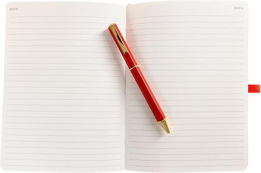 Graphique Peanuts Lined Journal Plus Pen, Hardcover Diary Notebook for Writing, 160 Pages, 6” x 8”