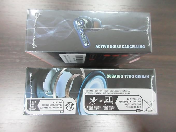 Donner Wireless Earbuds Noise Cancelling, Bluetooth 5.2 Earphones with ENC for Clear Calls, 12mm Drivers & Balanced Armature, App for Custom EQ, 32H Playtime, Fast Charging - Dobuds ONE, Blue