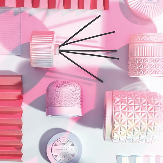 Capri Blue Muse Reed Oil Diffuser - Comes with Diffuser Sticks, Oil, and Glass Bottle - Aromatherapy Diffuser - 7.8 Fl Oz - Volcano