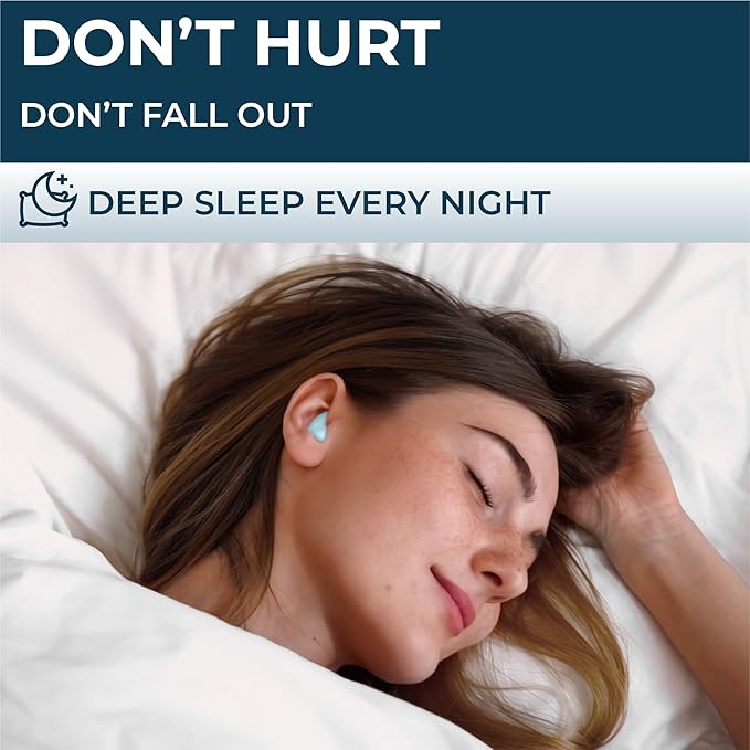 Peace&Quiet PQ Wax Ear Plugs for Sleeping, Swimming - 54 Noise Cancelling Silicone Gel Wax Earplugs, Ear Protection for Sleep and Swim, Soft Wax Pillows with Sound Blocking Level 32Db, (54 Pillows)