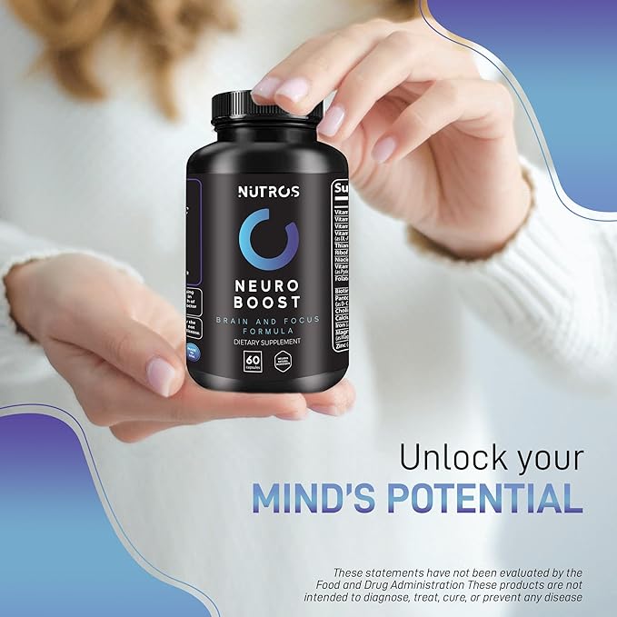 Neuro Boost | Nootropic - Supports Memory and Improves Mood and Mental Clarity | 60 Capsules