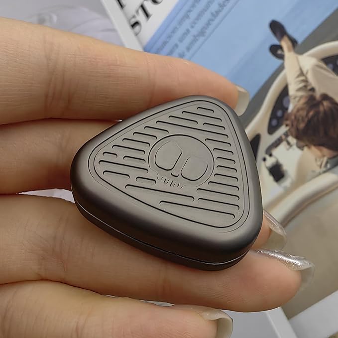 EDC Fidget Sliders Fidget Toys Stress Relief for Adults Magnetic Metal Fingertip Sliders Desk Toy Spinning Push Card