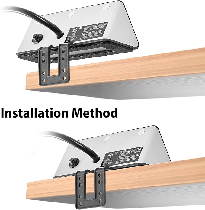 Desk Edge Mount Power Strips with USB Ports-UL Plug Outlets 1250 Joulets Surge Protector Tabletop Power Sockets for Nightstand/Home Office/Dormitory 4 USB Ports & 3AC Outlets