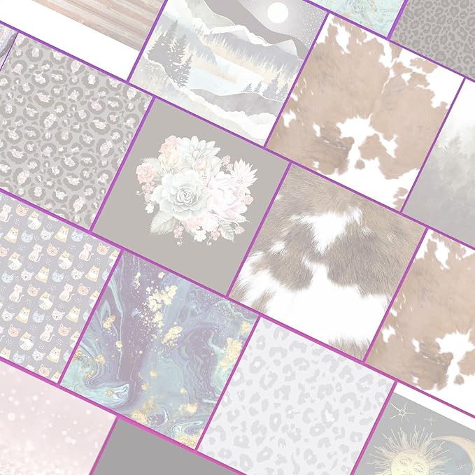 Sticky Notes 3x3 Inches, 2 Pads Cute Colorful Self-Stick Note Pads, Easy to Post for Home, Office and Daily Life Organization Brown White Cowhide