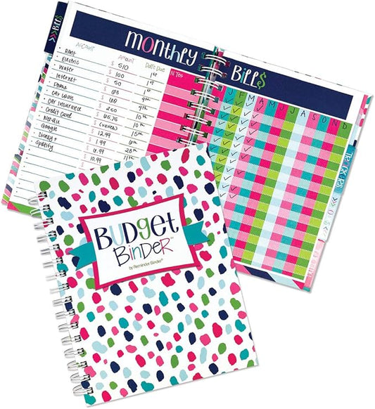 12-Month Budget Planner Bill Tracker Organizer w/Calendar & Pockets for Financial Management 354 Stickers | Budget Binder™