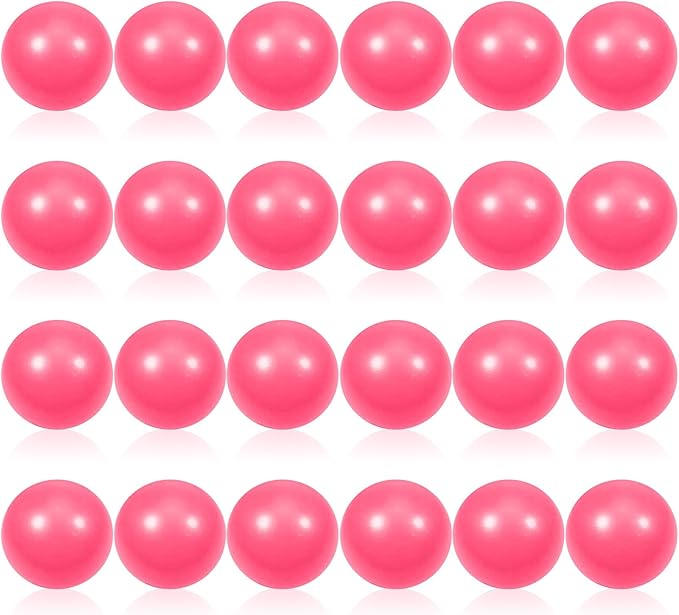 24 Pcs Pink Foam Stress Ball Squeeze Stress Relief Balls for Kids and Adults Hand Exercise Sensory Relief Toys for Anxiety ADHD Autism （Pink）