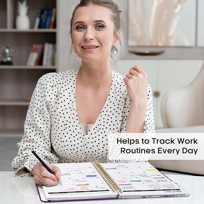 2026 Planner, Monthly and Weekly Calendar Planner for Women, January 2026 - December 2026, Hardcover Pretty 2026 Agenda Planner Book with Tabs, Spiral Bound, Perfect for School Office Home Supplies, 8.5" x 11" - Jungle