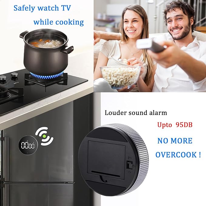 Timers, Kitchen Timer for Kids, Digital Countdown Magnetic Egg Timer for Cooking, Quiet for Children and Teacher for classrooms