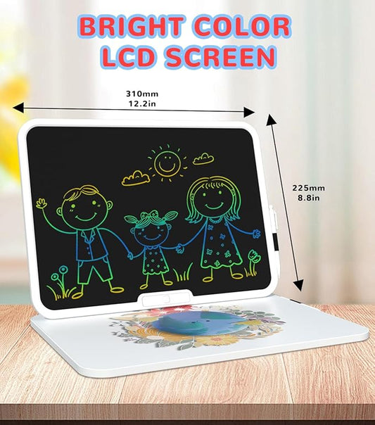 PS·baby 15Inch LCD Writing Tablet for Kids, Educate and Learn Children's Drawing Board Toys, Toys for Ages 2-6, Reusable Portable Drawing Tablet, Children's Gift