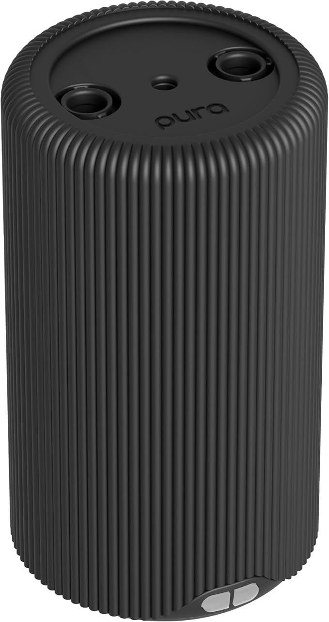Pura Plus Smart Home Fragrance Diffuser for Large Spaces - Adjust Scent Intensity, Set Schedules & Timers, and More in Pura App - Fragrances Sold Separately - Black